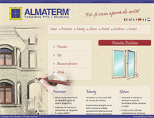 Tablet Screenshot of almaterm.ro